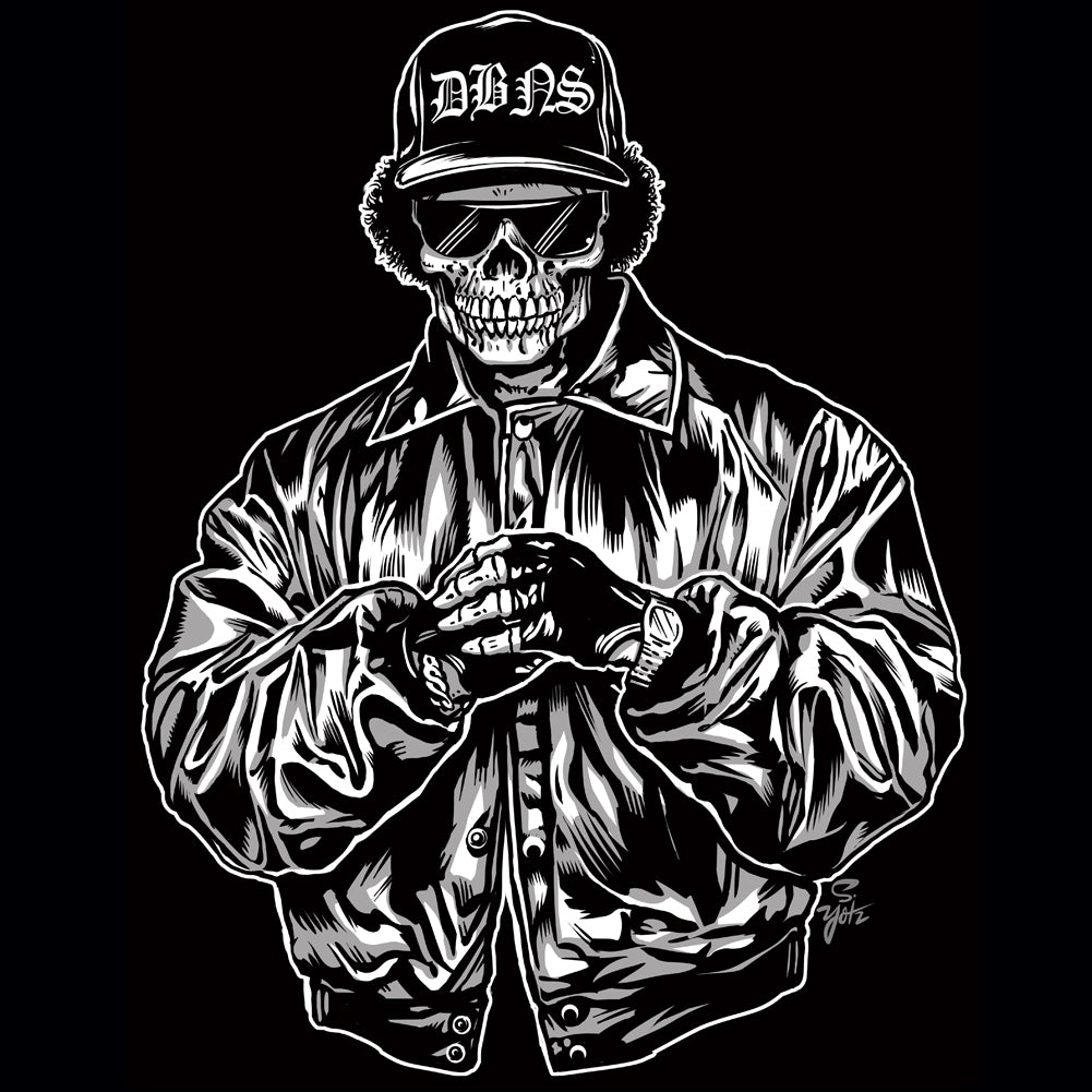 Gangsta Rap Godfather - DEATH BEFORE NEW SCHOOL - T Shirt